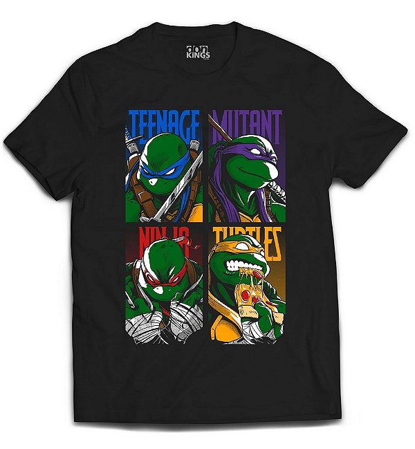 Camiseta Tartaruga Ninja - Tartarugas Mutantes