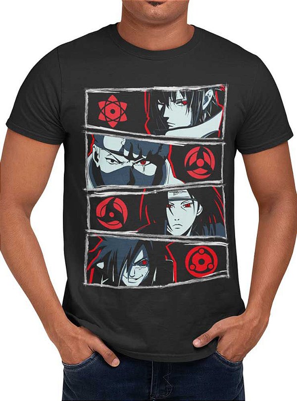 Camiseta Naruto - Ninjas Sharingan