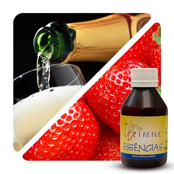 ESSÊNCIA MORANGO C/ CHAMPAGNE 100ML
