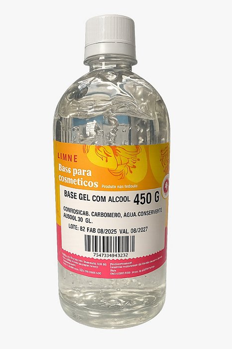 BASE GEL C/ ALCOOL 450 G (TEXTURA GROSSA)