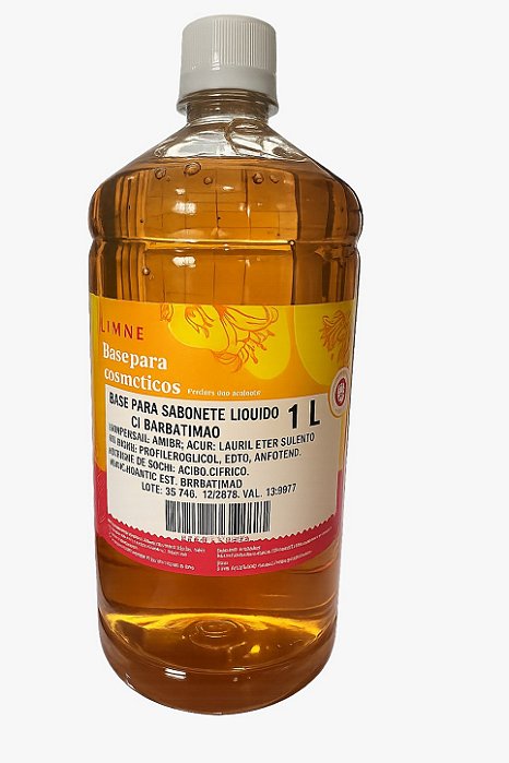 BASE SABONETE LÍQUIDO FEMININO COM BARBATIMÃO