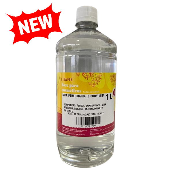 BASE PERFUMARIA P/ BODY MIST TRANSPARENTE 1L