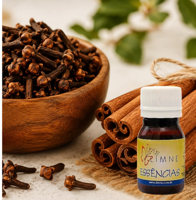 ESSÊNCIA CRAVO E CANELA VELA