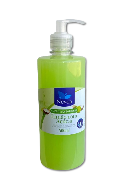 SABONETE LIQUÍDO PREMIUM NÉVOA 500 ML LIMÃO COM AÇUCAR