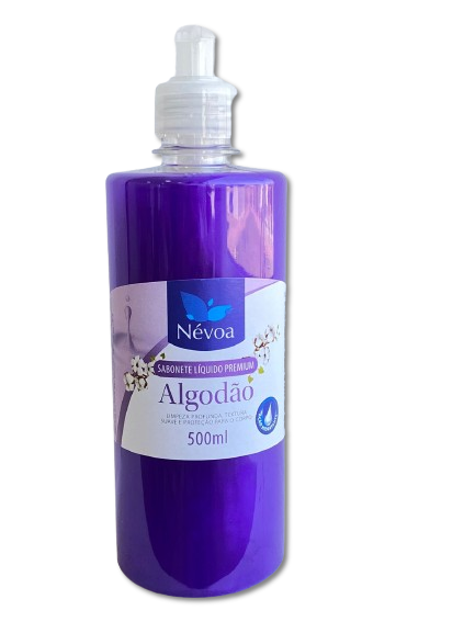 SABONETE LÍQUIDO PREMIUM NÉVOA 500 ML ALGODÃO