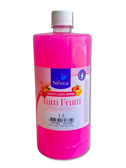 SABONETE LÍQUIDO PREMIUM NÉVOA 1 L TUTTI FRUTTI