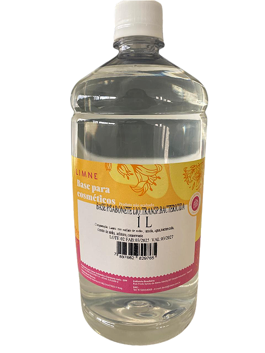 BASE SABONETE LÍQUIDO BACTERICIDA TRANSPARENTE 1/1