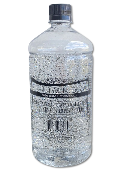 BASE PERFUMARIA P/ AROMATIZAR C/ GLITTER PRATA (ANTIGO AROMATIZADOR C/ GLITTER) 900ML