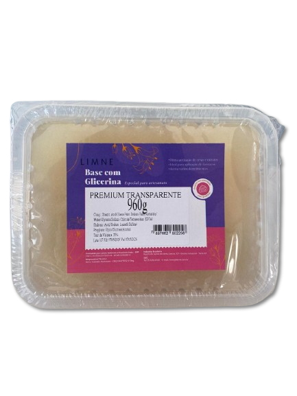 BASE P/ GLICERINA PREMIUM TRANSPARENTE