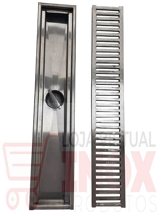 RALO INDUSTRIAL SUPORTA VEÍCULOS - COM GRELHA REFORÇADA, CALHA E CESTO REMOVÍVEL