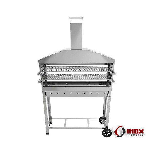 Churrasqueira 03 - Churrasqueira Com Coifa Para Espetinho Grande