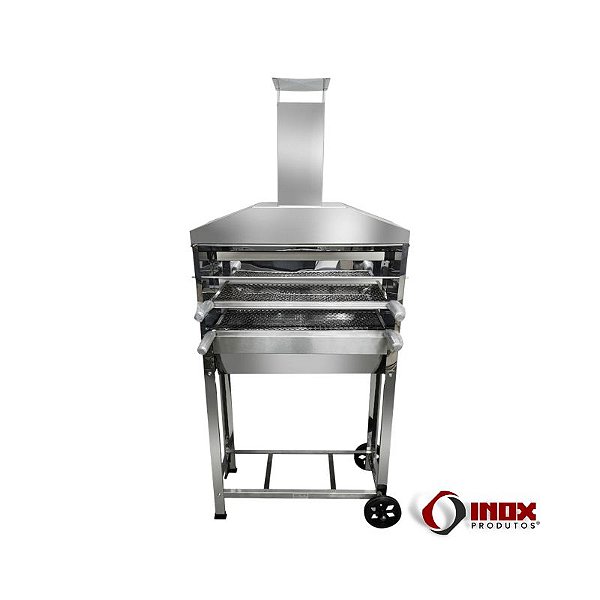 Churrasqueira 03 - Churrasqueira Com Coifa Para Espetinho Pequena