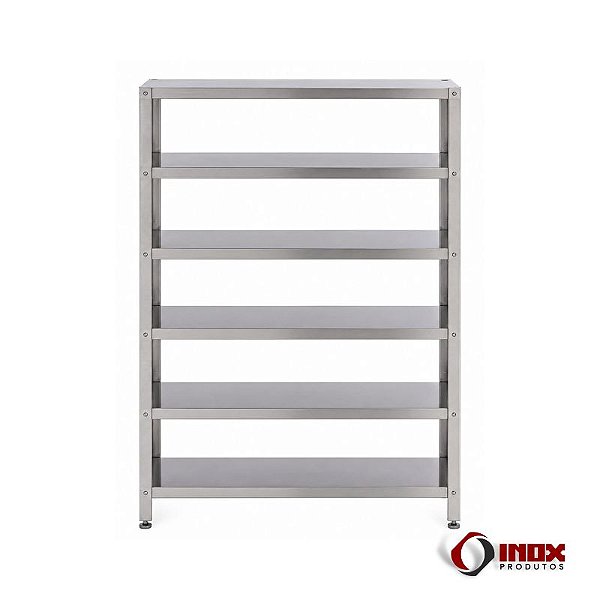 Prateleira 111 - Prateleira Industrial Inox Desmontável 6 Planos