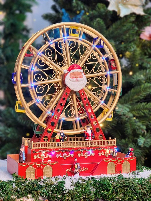 Cenário Vila Natalina Roda Gigante Big - Senhor Natal