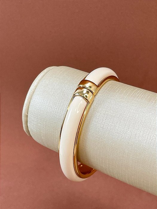 Bracelete Off  Banho de Ouro