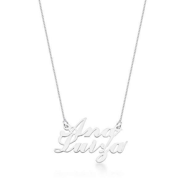 Gargantilha Personalizada Nome Com Até 16 Letras