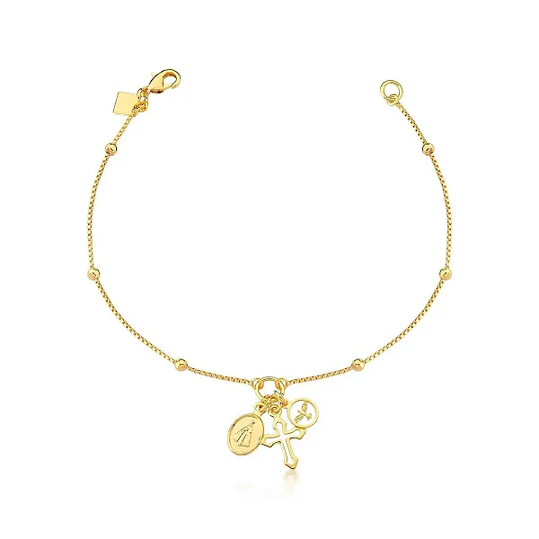 Pulseira de Nossa Senhora Aparecida e Espírito Santo