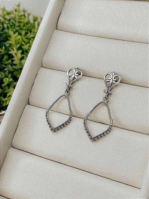 Brinco Boho Chique Prata 925
