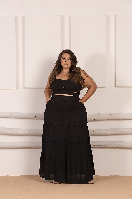 CONJUNTO SAIA LONGA COM GUIPPIR