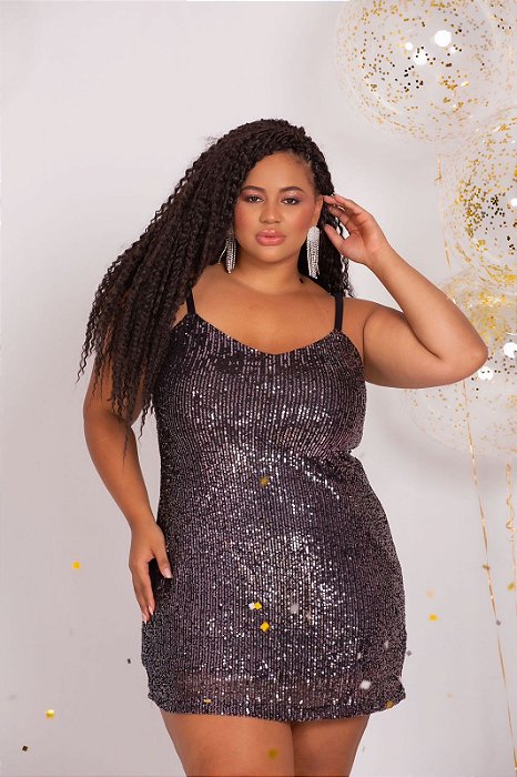 Paete Prata Roupas De Paete Plus Size Roupa Paete Esta Moda