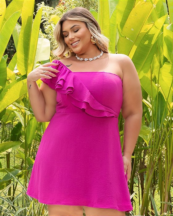 VESTIDO CURTO BABADO