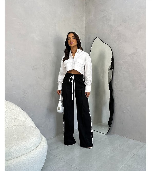Calça Track Pants Preta