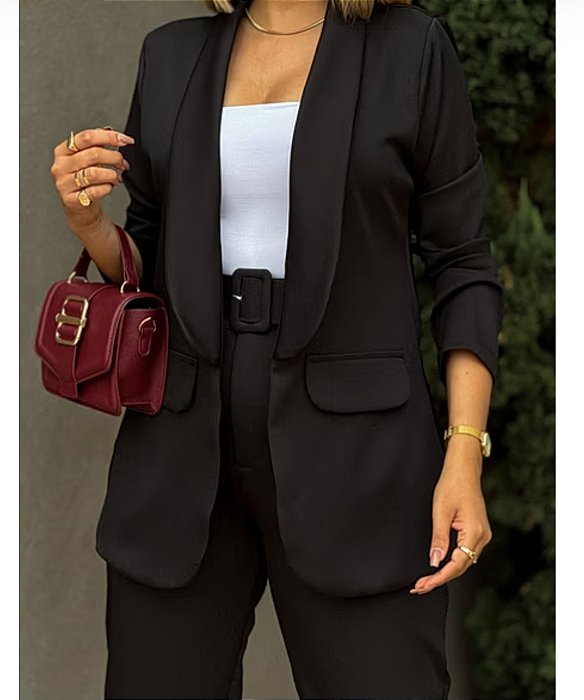Blazer Alfaiataria Preto M