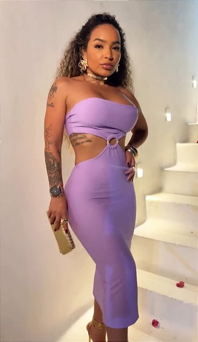 Vestido Márcia Lilás