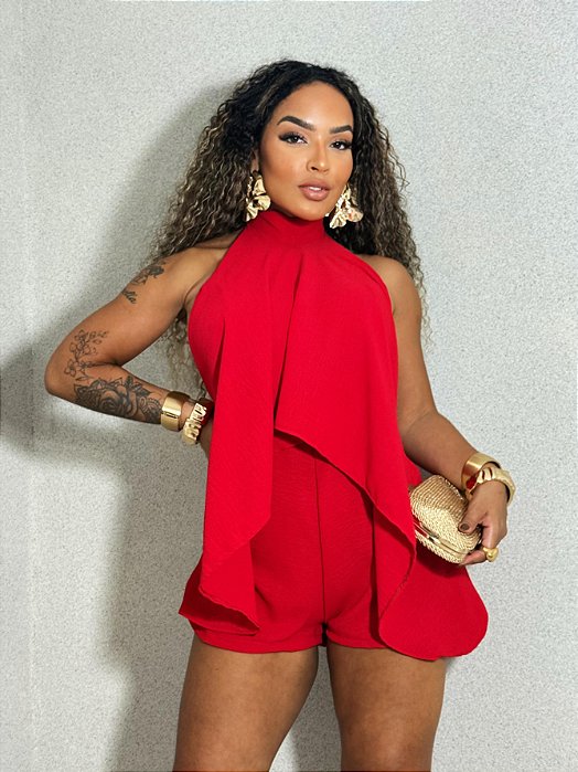 Macaquinho Malu Vermelho