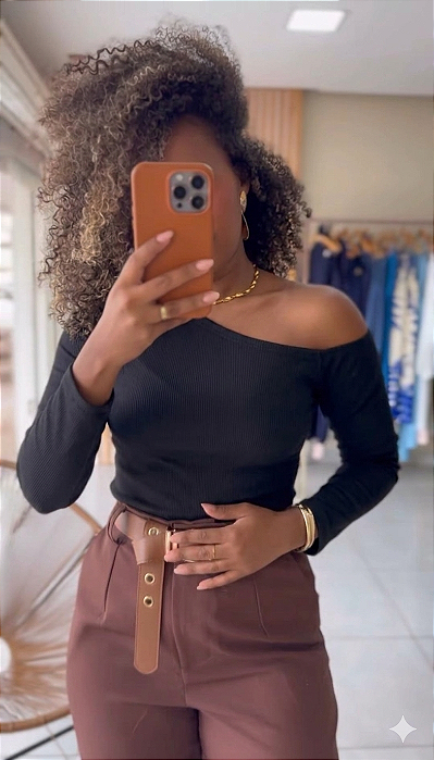 Blusa Fran Preto