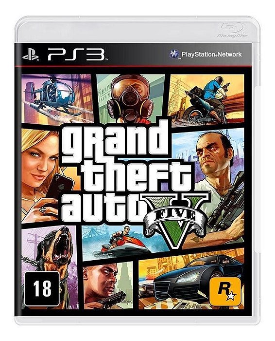 Jogo Grand Theft Auto V (GTAV) - PS3 (USADO)