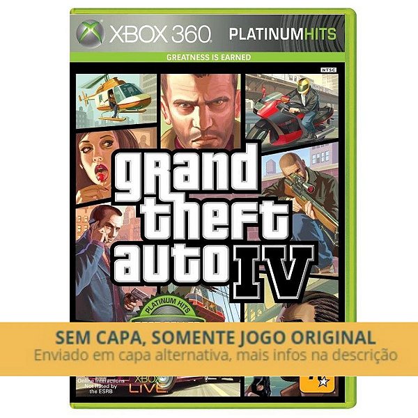 Jogo Grand Theft Auto IV GTA 4 - Xbox 360 usado