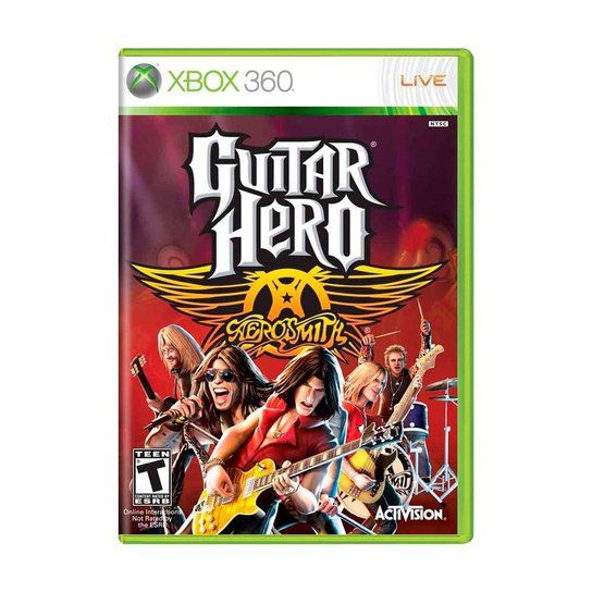 Jogo Guitar Hero: Aerosmith - Xbox 360 (USADO)