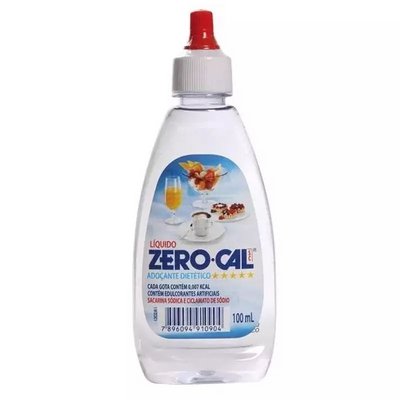 Adoçante Liquido Zero Cal 100Ml - Embalagem 12X100 ML - Preço Unitário R$6,74