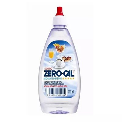 Adoçante Liquido Zero Cal 200Ml - Embalagem 12X200 ML - Preço Unitário R$11,26