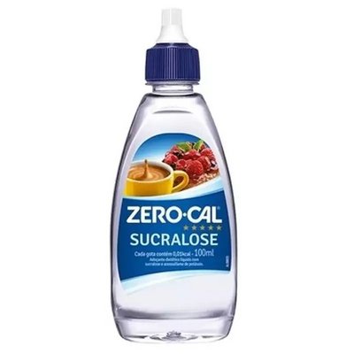 Adoçante Liquido Zero Cal Sucralose 100ML - Embalagem 1X100 ML