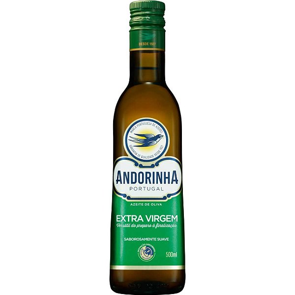 Azeite De Oliva Extra Virgem Andorinha 0,5% Vidro 500Ml - Embalagem 1X500 ML
