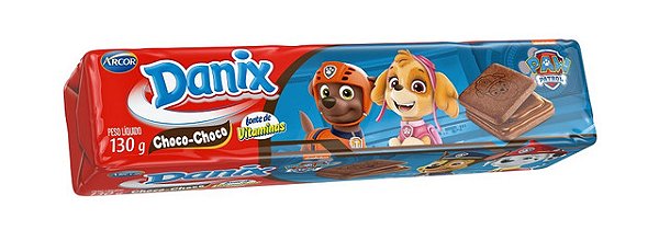 Biscoito Recheado Danix Choco-Choco 130Gr - Embalagem 60X130 GR - Preço Unitário R$2,58