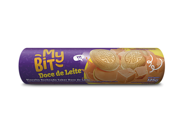 Biscoito Recheado My Bit Doce Leite 110Gr - Embalagem 30X110 GR - Preço Unitário R$1,54