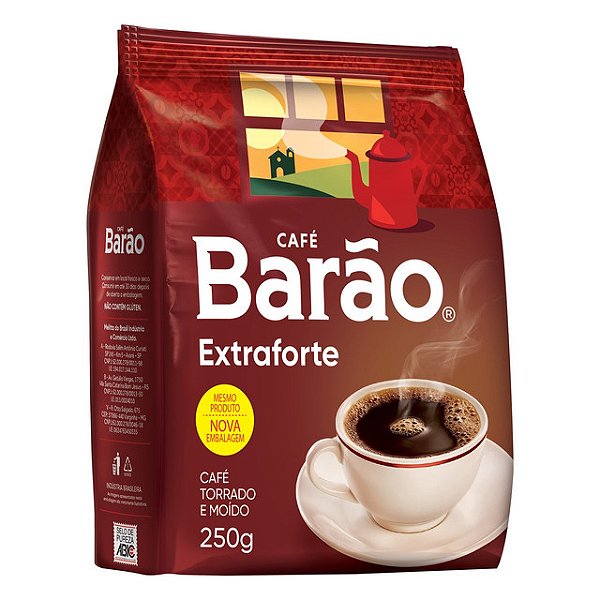 Cafe Barao Extra Forte 250Gr - Embalagem 20X250 GR - Preço Unitário R$16,40