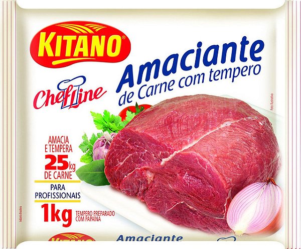 Amaciante De Carne Com Tempero Yoki Kitano Chef Line 1Kg - Embalagem 1X1 KG