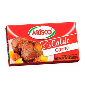 Caldo Arisco Carne 57Gr - Embalagem 10X57 GR - Preço Unitário R$1,79
