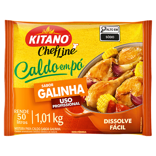 Caldo Em Po Kitano Galinha 1,01Kg - Embalagem 1X1,010 KG