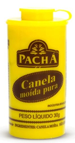 Canela Em Po Pacha Tubo 30Gr - Embalagem 12X30 GR - Preço Unitário R$4,24