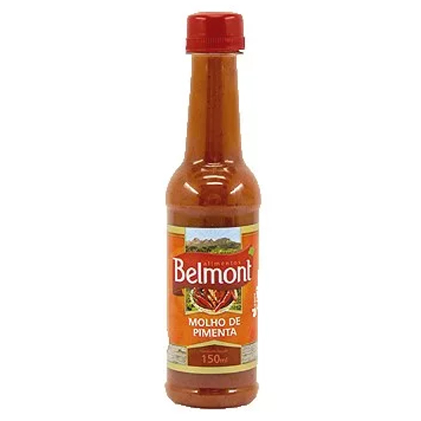 Molho De Pimenta Belmont 150Ml - Embalagem 12X150 ML - Preço Unitário R$3,49