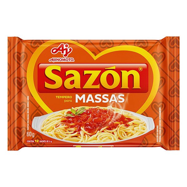 Tempero Em Po Sazon Massa / Batata / Arroz - Laranja 60Gr - Embalagem 12X60 GR - Preço Unitário R$5,13