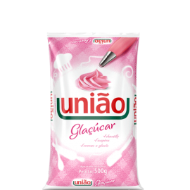 Glacucar Para Confeitaria Uniao 500Gr - Embalagem 20X500 GR - Preço Unitário R$3,61