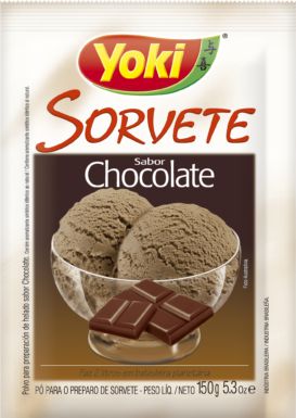 Po Para Sorvete Yoki Chocolate 150Gr - Embalagem 12X150 GR - Preço Unitário R$8,49