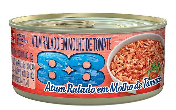 Atum Ralado 88 Tomate 140Gr - Embalagem 1X140 GR