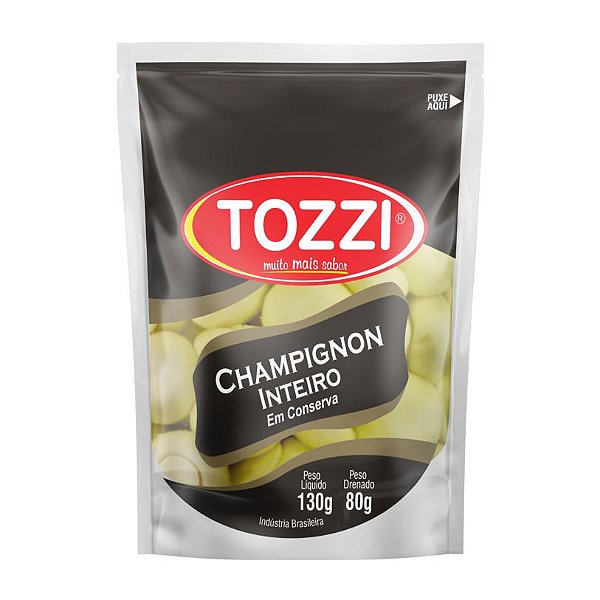 Cogumelo Champignon Inteiro Tozzi Sache 80Gr - Embalagem 1X80 GR
